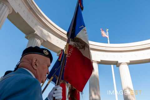 111e anniversaire des offensives franco-américaines en Meuse et de l'Armistice au Cimetière américain de Saint-Mihiel (Thiaucourt-Regniéville)