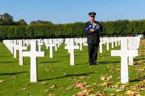 128e anniversaire des offensives franco-américaines en Meuse et de l'Armistice au Cimetière américain de Saint-Mihiel (Thiaucourt-Regniéville)