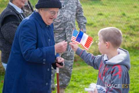 90e anniversaire des offensives franco-américaines en Meuse et de l'Armistice (Esnes-en-Argonne)