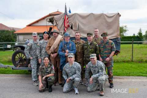 90e anniversaire des offensives franco-américaines en Meuse et de l'Armistice (Esnes-en-Argonne)