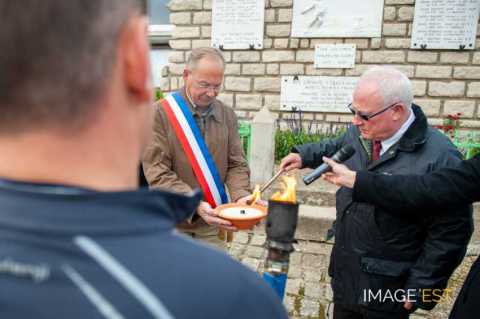 90e anniversaire des offensives franco-américaines en Meuse et de l'Armistice (Esnes-en-Argonne)