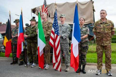 90e anniversaire des offensives franco-américaines en Meuse et de l'Armistice (Esnes-en-Argonne)