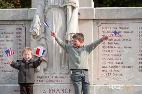 90e anniversaire des offensives franco-américaines en Meuse et de l'Armistice (Malancourt)