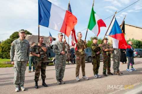 90e anniversaire des offensives franco-américaines en Meuse et de l'Armistice (Malancourt)