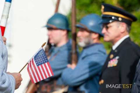 90e anniversaire des offensives franco-américaines en Meuse et de l'Armistice (Malancourt)