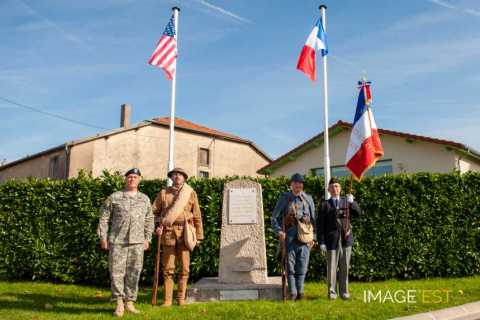90e anniversaire des offensives franco-américaines en Meuse et de l'Armistice (Montfaucon-d'Argonne)