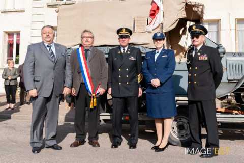 90e anniversaire des offensives franco-américaines en Meuse et de l'Armistice (Montfaucon-d'Argonne)