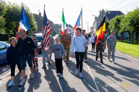 90e anniversaire des offensives franco-américaines en Meuse et de l'Armistice (Montfaucon-d'Argonne)