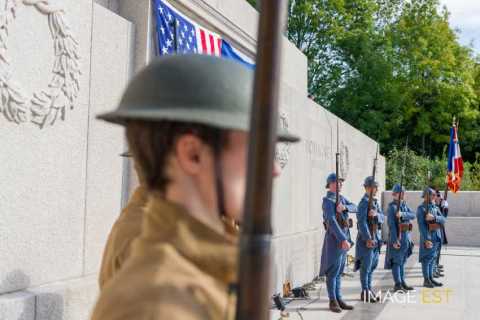 90e anniversaire des offensives franco-américaines en Meuse et de l'Armistice (Montfaucon-d'Argonne)