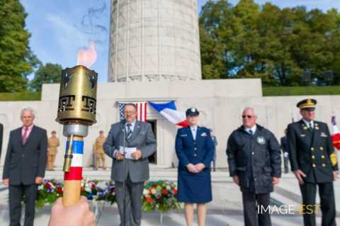 90e anniversaire des offensives franco-américaines en Meuse et de l'Armistice (Montfaucon-d'Argonne)