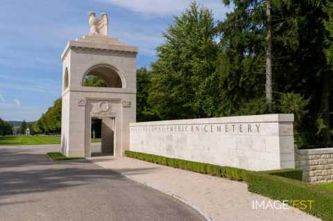 Cimetière américain de Romagne-sous-Montfaucon (Meuse).