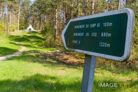 Monument du 106e régiment d'infanterie  (Les Éparges)