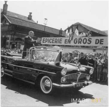 Visite du général de Gaulle (Maxéville)