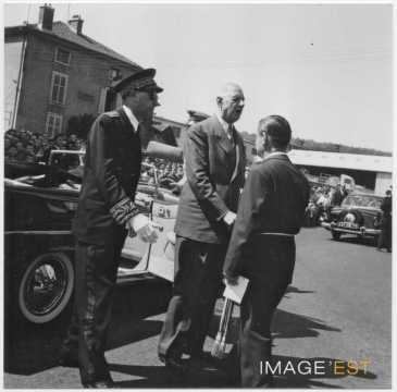 Visite du général de Gaulle (Maxéville)