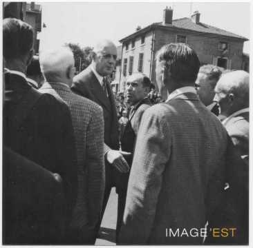Visite du général de Gaulle (Maxéville)