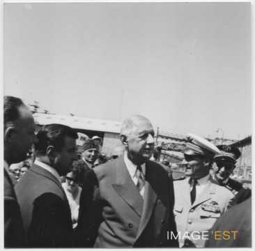 Visite du général de Gaulle (Maxéville)