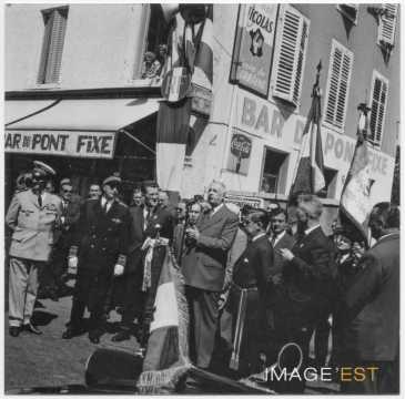 Visite du général de Gaulle (Maxéville)