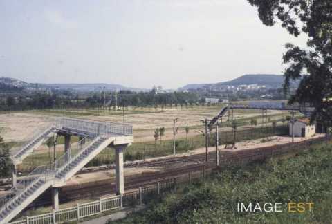 Passerelles de la gare (Pompey)