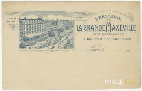 Brasserie de la Grande Maxéville (Paris)