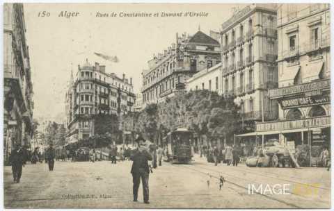 Rues de Constantine et Dumont d'Urville (Alger)