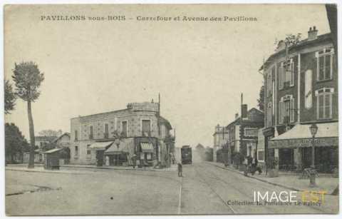 Carrefour et avenue des Pavillons (Pavillons-sous-Bois)