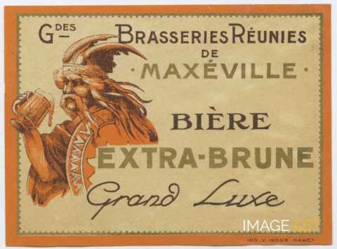 Étiquette des Grandes Brasseries Réunies de Maxéville