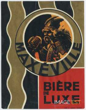 Étiquette Bière de Luxe de Maxéville