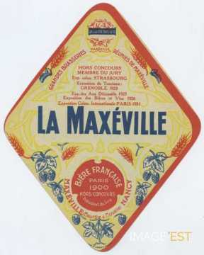 Étiquette des Grandes Brasseries Réunies de Maxéville