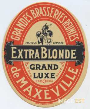 Étiquette des Grandes Brasseries Réunies de Maxéville