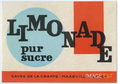 Étiquette Limonade des caves de la Craffe (Maxéville)