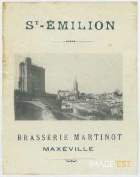 Étiquette Brasserie Martinot (Maxéville)