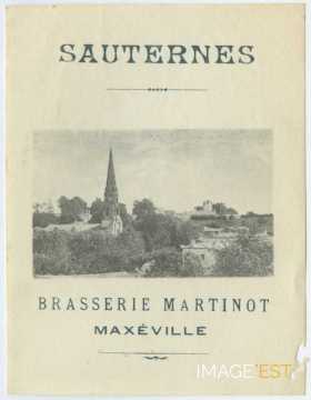 Étiquette Brasserie Martinot (Maxéville)