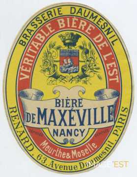Étiquette Bière de Maxéville (Paris)