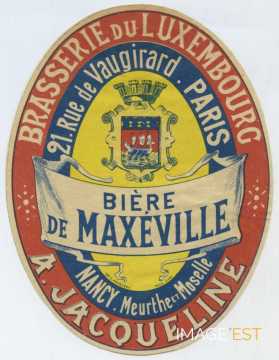 Étiquette Bière de Maxéville (Paris)