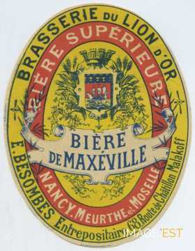 Étiquette Bière de Maxéville (Malakoff )