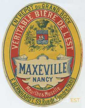 Étiquette Bière de Maxéville (Paris)