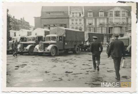Camions de ravitaillement allemands