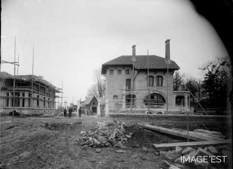 Chantier de construction de la villa " Les Glycines " (Nancy)