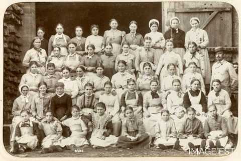 Ouvrières d'un atelier (Lunéville)