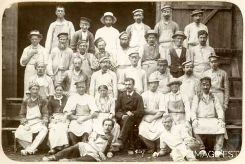 Ouvriers d'un atelier (Lunéville)