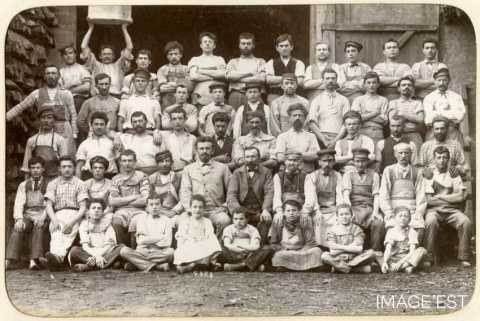 Ouvriers d'un atelier (Lunéville)