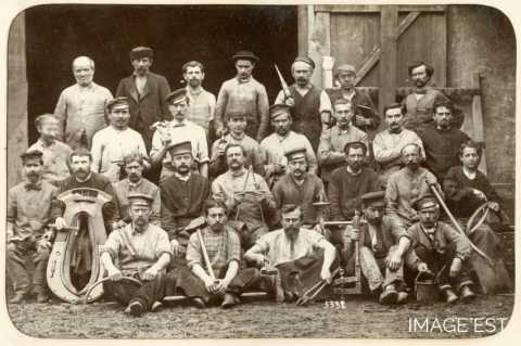 Ouvriers d'un atelier (Lunéville)