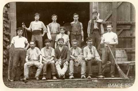 Ouvriers d'un atelier (Lunéville)