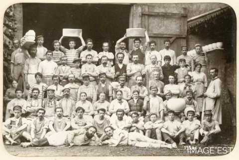 Ouvriers d'un atelier (Lunéville)