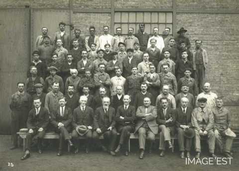 Personnel de l'atelier central (Réhon)