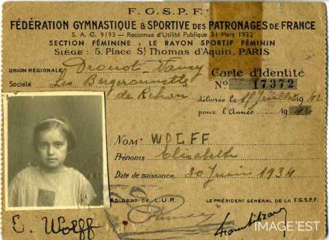 Licence sportive d'une Bergeronnette (Réhon)