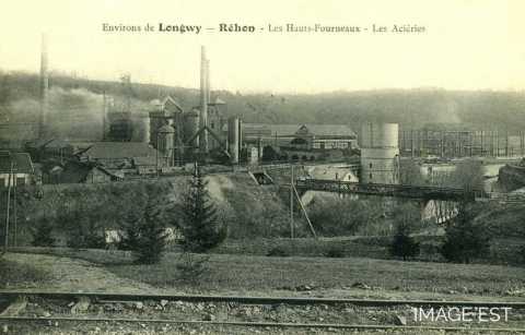 Usine de la Providence en 1911 (Réhon)