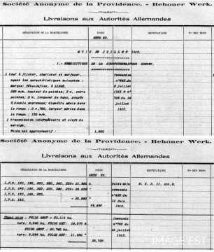 Produits sidérurgiques réquisitionnés (Réhon)