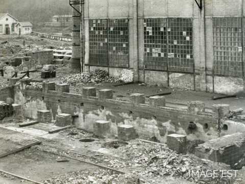 Destructions à l'usine de la Providence (Réhon)