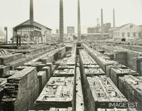 Destructions à l'usine de la Providence (Réhon)